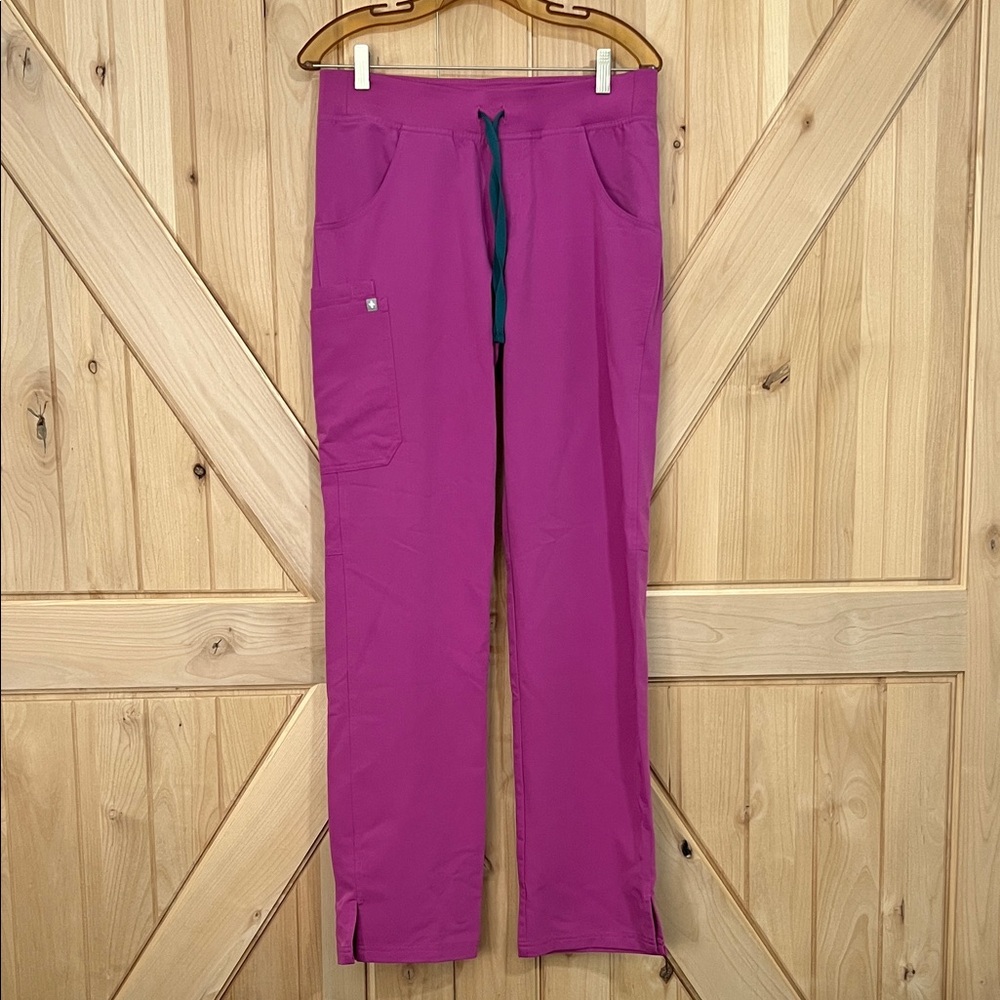 Figs Magenta Drawstring Pants